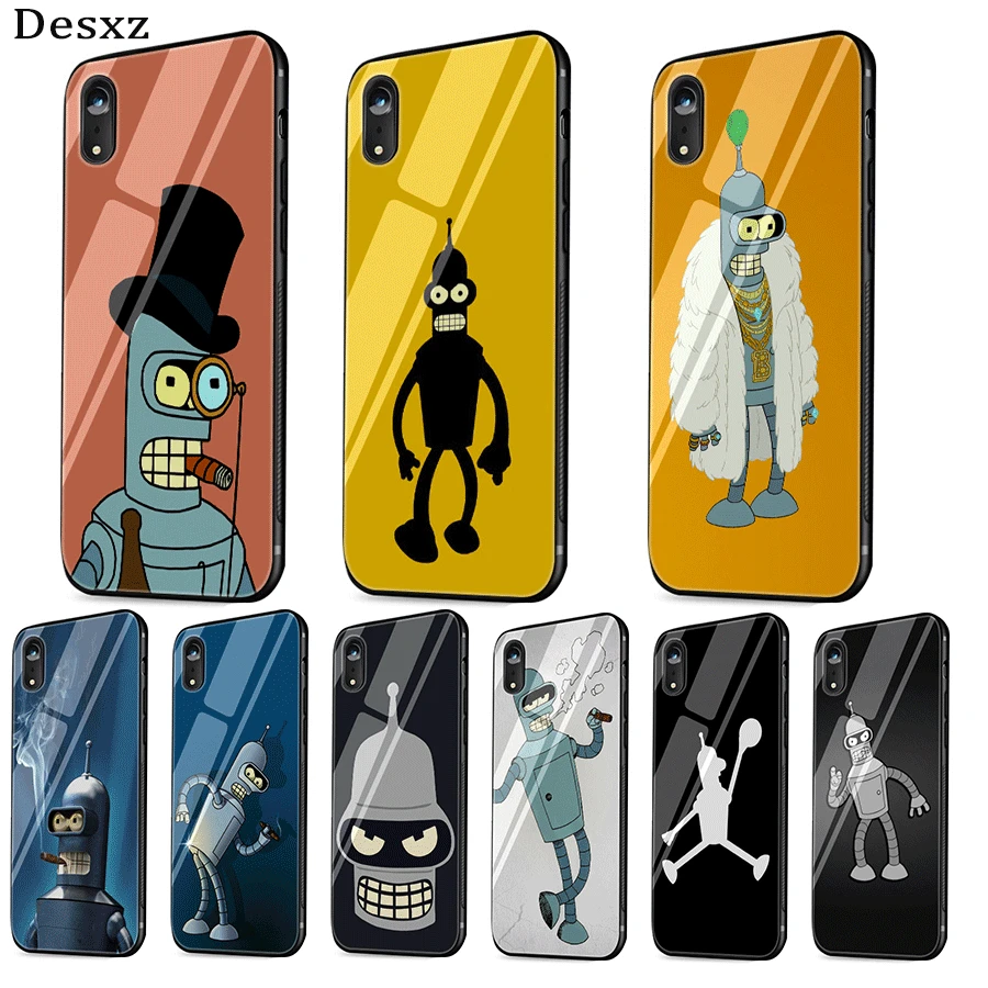 Mobile Phone Glass Case For iPhone 5 5s SE 6 6s 7 8 Plus XR X XS Max Cover Futurama Bender Cool Shell
Mobile Phone Glass Case For iPhone 5 5s SE 6 6s 7 8 Plus XR X XS Max Cover Futurama Bender Cool Shell