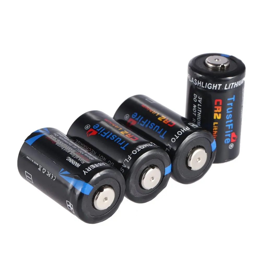 TrustFire CR2 Battery 3V 750mAh CR 2 Lithium Non-rechargeable Batteries with Safety Relief Valve for Flashlights Headlamp Camera
TrustFire CR2 Battery 3V 750mAh CR 2 Lithium Non-rechargeable Batteries with Safety Relief Valve for Flashlights Headlamp Camera