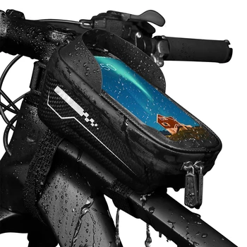 Waterproof Bicycle Top Tube Phone Bag Cell Phone Mount Holder Front Frame Storage Case Touch Screen for Phone Below 6.5 Inch
Waterproof Bicycle Top Tube Phone Bag Cell Phone Mount Holder Front Frame Storage Case Touch Screen for Phone Below 6.5 Inch