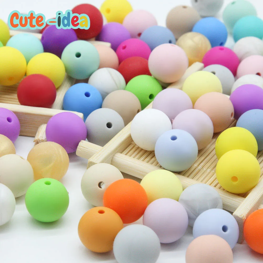 Cute-idea 19mm Silicone Beads 10pcs Food Grade Round BPA Free Teething Beads DIY Baby Pendant Nursing Necklace Pacifier Chains
Cute-idea 19mm Silicone Beads 10pcs Food Grade Round BPA Free Teething Beads DIY Baby Pendant Nursing Necklace Pacifier Chains