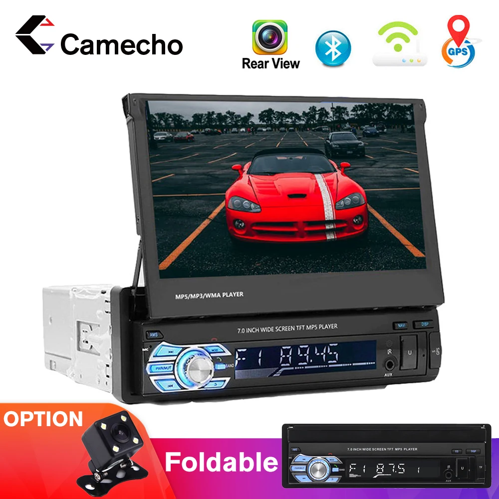 Автомобильный радиоприемник Camecho One din, MP5 плеер, GPS-навигация, мультимедийная автомобильная аудиосистема, стерео, Bluetooth, выдвижной HD-радиоприемник 7 дюймов, магнитола
Автомобильный радиоприемник Camecho One din, MP5 плеер, GPS-навигация, мультимедийная автомобильная аудиосистема, стерео, Bluetooth, выдвижной HD-радиоприемник 7 дюймов, магнитола