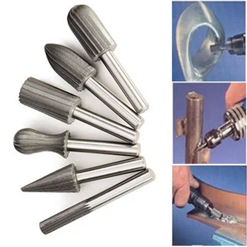 6pcs Carbide Cutter Rotary Burr Set CNC Engraving Bit Rotary File Bur Burr Tool
6pcs Carbide Cutter Rotary Burr Set CNC Engraving Bit Rotary File Bur Burr Tool
