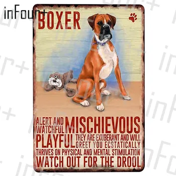 Playful Boxer Dog Pet Plate Tin Sign Plaque Metal Vintage Decor Metal Sign Metal Poster Home Bar Pub Decoration Vintage Posters
Playful Boxer Dog Pet Plate Tin Sign Plaque Metal Vintage Decor Metal Sign Metal Poster Home Bar Pub Decoration Vintage Posters