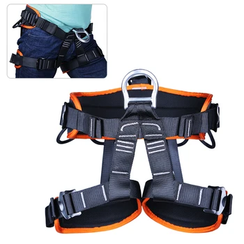 

Rock Climbing Safety Seat Harness Falling Protection Belt Rappelling Escalade Equipment Outdoor Climbing Tools Tackles