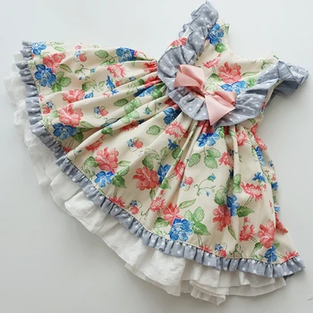 Kids Spanish Dress For Girls Baby lolita Princess Vestidos Bow Cotton Children Birthday Party Flowers Lace Casuals Dreeses
Kids Spanish Dress For Girls Baby lolita Princess Vestidos Bow Cotton Children Birthday Party Flowers Lace Casuals Dreeses