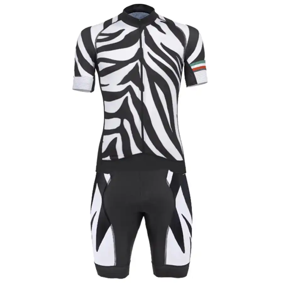 zebra cycling jersey