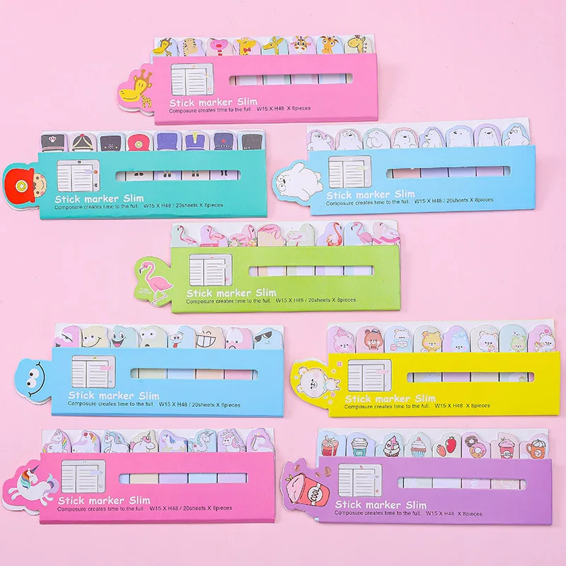160 sheets Cartoon Animal Unicorn Smiley Face Flamingo Bear Memo Pad Planner Sticky Notes Paper Sticker Stationery Office Supply
160 sheets Cartoon Animal Unicorn Smiley Face Flamingo Bear Memo Pad Planner Sticky Notes Paper Sticker Stationery Office Supply