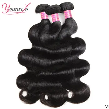 Younsolo Hair Brazilian Hair Weave Bundles Body Wave Bundles 100% Human Hair Bundles Non-Remy Hair Extensions 3 Bundle Deals
Younsolo Hair Brazilian Hair Weave Bundles Body Wave Bundles 100% Human Hair Bundles Non-Remy Hair Extensions 3 Bundle Deals