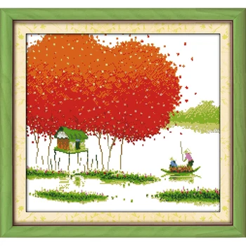 Everlasting love Happy of good harvest Chinese cross stitch kits Ecological cotton stamped printed 11 CT Christmas decorations
Everlasting love Happy of good harvest Chinese cross stitch kits Ecological cotton stamped printed 11 CT Christmas decorations