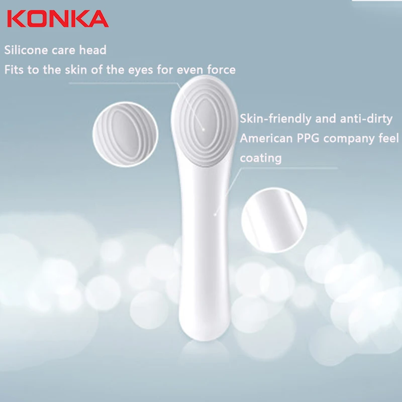 KONKA USB Silicone Eye Massager with 3 modes Ice Warm and Cycle 1400mA large capacity battery White and pink
KONKA USB Silicone Eye Massager with 3 modes Ice Warm and Cycle 1400mA large capacity battery White and pink