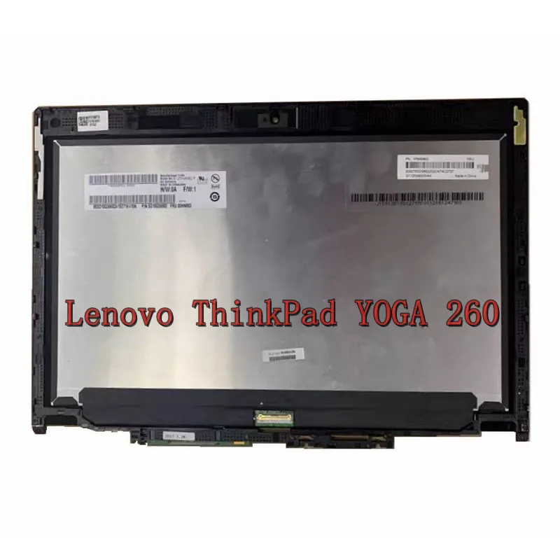 

For Lenovo ThinkPad YOGA 260 IPS LCD Display Touch Screen Digitizer Assembly With Frame 12.5" FHD 1920*1080 B125HAN02.2 N125HCE
