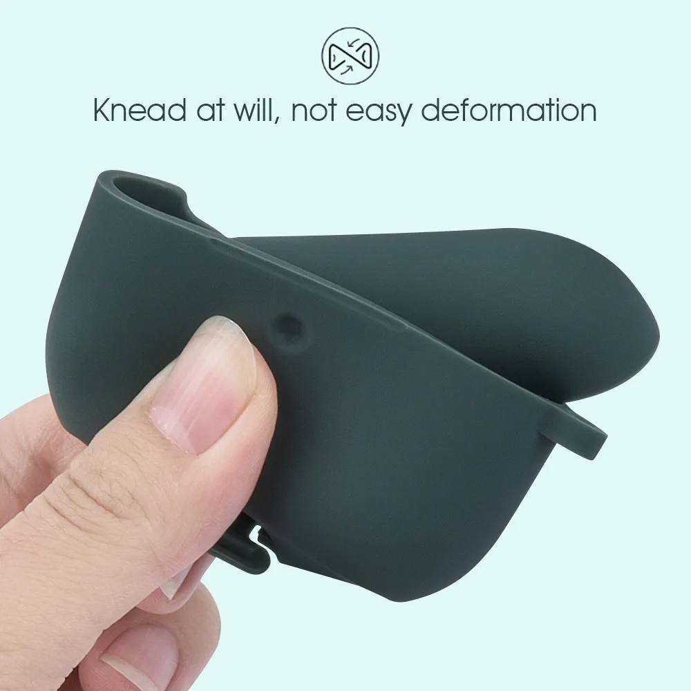 Soft Silicone Cover For Air pods Pro Protective Case for Airpods pro Funda Cute Case for Airpods pro TWS Bluetooth Earphone Case
Soft Silicone Cover For Air pods Pro Protective Case for Airpods pro Funda Cute Case for Airpods pro TWS Bluetooth Earphone Case