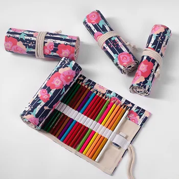Rose School Pencil Case Roll for Girls Boys Pencilcase 12/24/36/48/72 Holes Cartridge Pencase Stationery Large Slot Pen Bag Kit
Rose School Pencil Case Roll for Girls Boys Pencilcase 12/24/36/48/72 Holes Cartridge Pencase Stationery Large Slot Pen Bag Kit