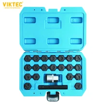 Viktec 22pcs VAG Wheel Nut Socket Set Special Locking Wheel Nut Sockets for VAG VW Audi
Viktec 22pcs VAG Wheel Nut Socket Set Special Locking Wheel Nut Sockets for VAG VW Audi