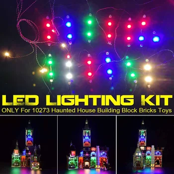 NEW Led light kit for 10273 the haunted house Building Blocks Model (not include blocks set)
NEW Led light kit for 10273 the haunted house Building Blocks Model (not include blocks set)
