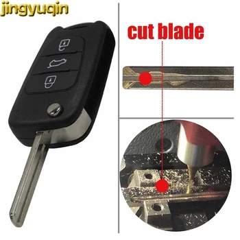 jingyuqin 3 Button Cut/Uncut Blade Remote Flip Key Case Shell For Hyundai I30 IX35 For Kia K2 K5 Folding Car Key Blank Cover Fob
jingyuqin 3 Button Cut/Uncut Blade Remote Flip Key Case Shell For Hyundai I30 IX35 For Kia K2 K5 Folding Car Key Blank Cover Fob