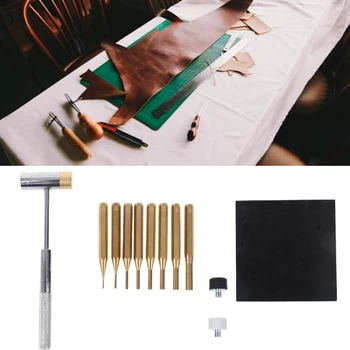 8pcs Brass Punch with Hammer Bench Block Repair Tools Kit for Gunsmithing Armorers Watch Jewelry Crafts
8pcs Brass Punch with Hammer Bench Block Repair Tools Kit for Gunsmithing Armorers Watch Jewelry Crafts