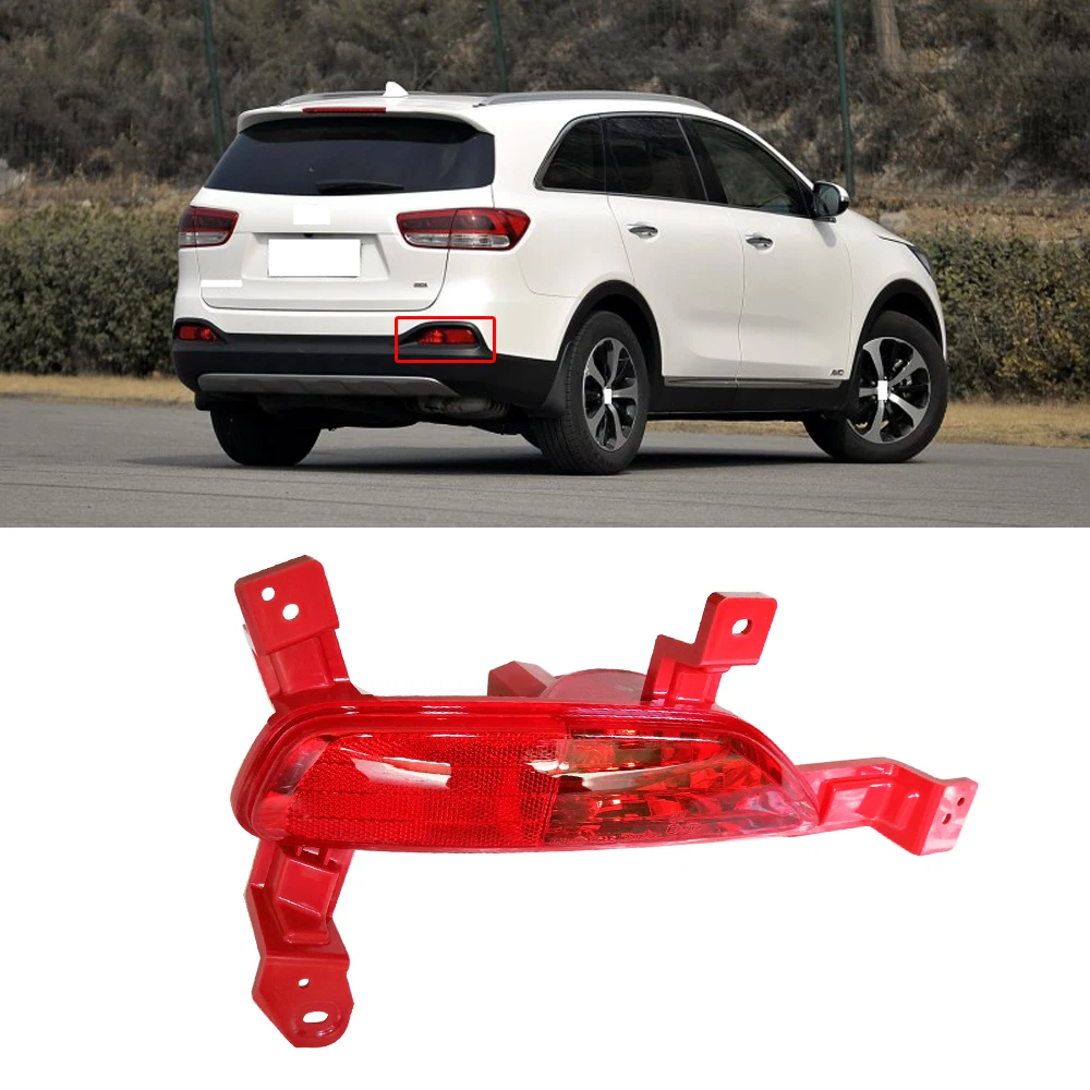 CAPQX For KIA SORENTO 2015 2016 2017 Car Red Lens Rear Bumper Reflector bumper reflector Stop Brake Light Reflector lights
CAPQX For KIA SORENTO 2015 2016 2017 Car Red Lens Rear Bumper Reflector bumper reflector Stop Brake Light Reflector lights