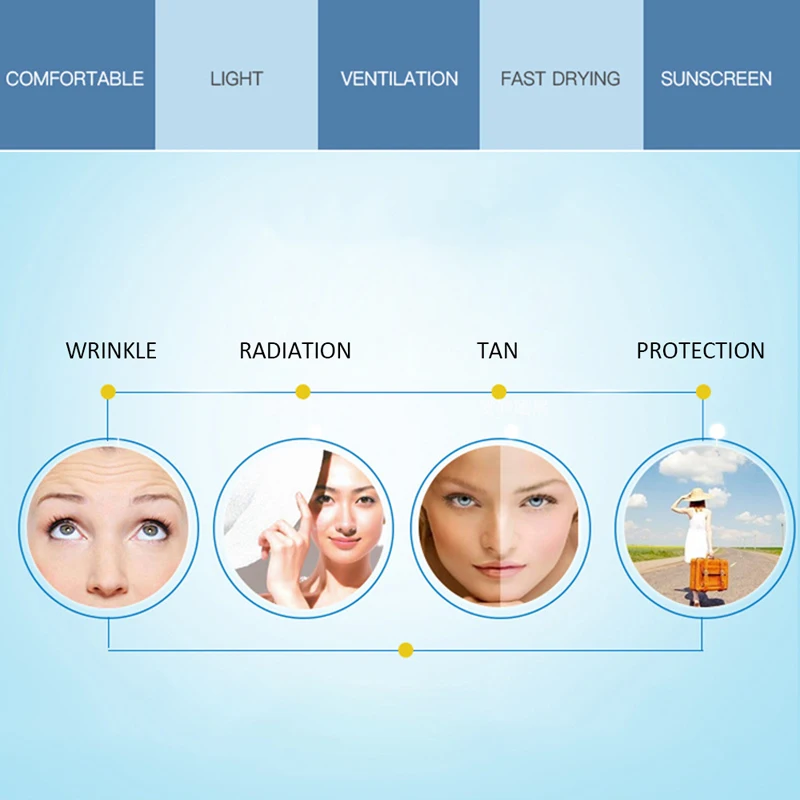 Hot Sunblock triangular-Shaped scarf over neck scarf for women summer ear-hanging scarf thin veil over face scarf
