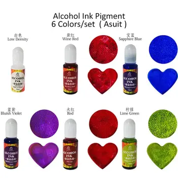 6 Colors/Set Epoxy Pigment Liquid Colorant Dye Ink Diffusion Resin Jewelry DIY Making Crafts Accessory
6 Colors/Set Epoxy Pigment Liquid Colorant Dye Ink Diffusion Resin Jewelry DIY Making Crafts Accessory