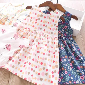 2020 Summer Girls Printed Letters Polka Dot Flowers Dress Children's Clothing Wholesale
2020 Summer Girls Printed Letters Polka Dot Flowers Dress Children's Clothing Wholesale