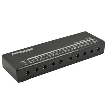 AROMA APW-6 Guitar Effect Pedals Board Power Supply 9 Isolated Outputs 9V/12V/18V 7 Cables 1 Reverse Polarity 1 Daisy Voltage Pr
AROMA APW-6 Guitar Effect Pedals Board Power Supply 9 Isolated Outputs 9V/12V/18V 7 Cables 1 Reverse Polarity 1 Daisy Voltage Pr