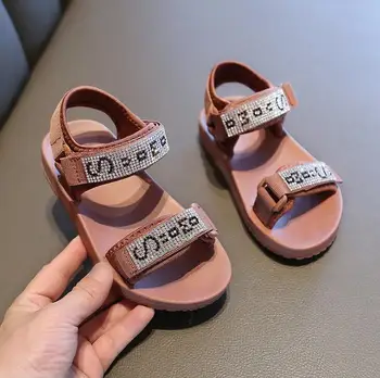 Kids Shoes for Girl Princess Sandals Summer New Fashion Rhinestone Children Shoes Girls Shoes Soft Leather Sandals Baby Shoes
Kids Shoes for Girl Princess Sandals Summer New Fashion Rhinestone Children Shoes Girls Shoes Soft Leather Sandals Baby Shoes