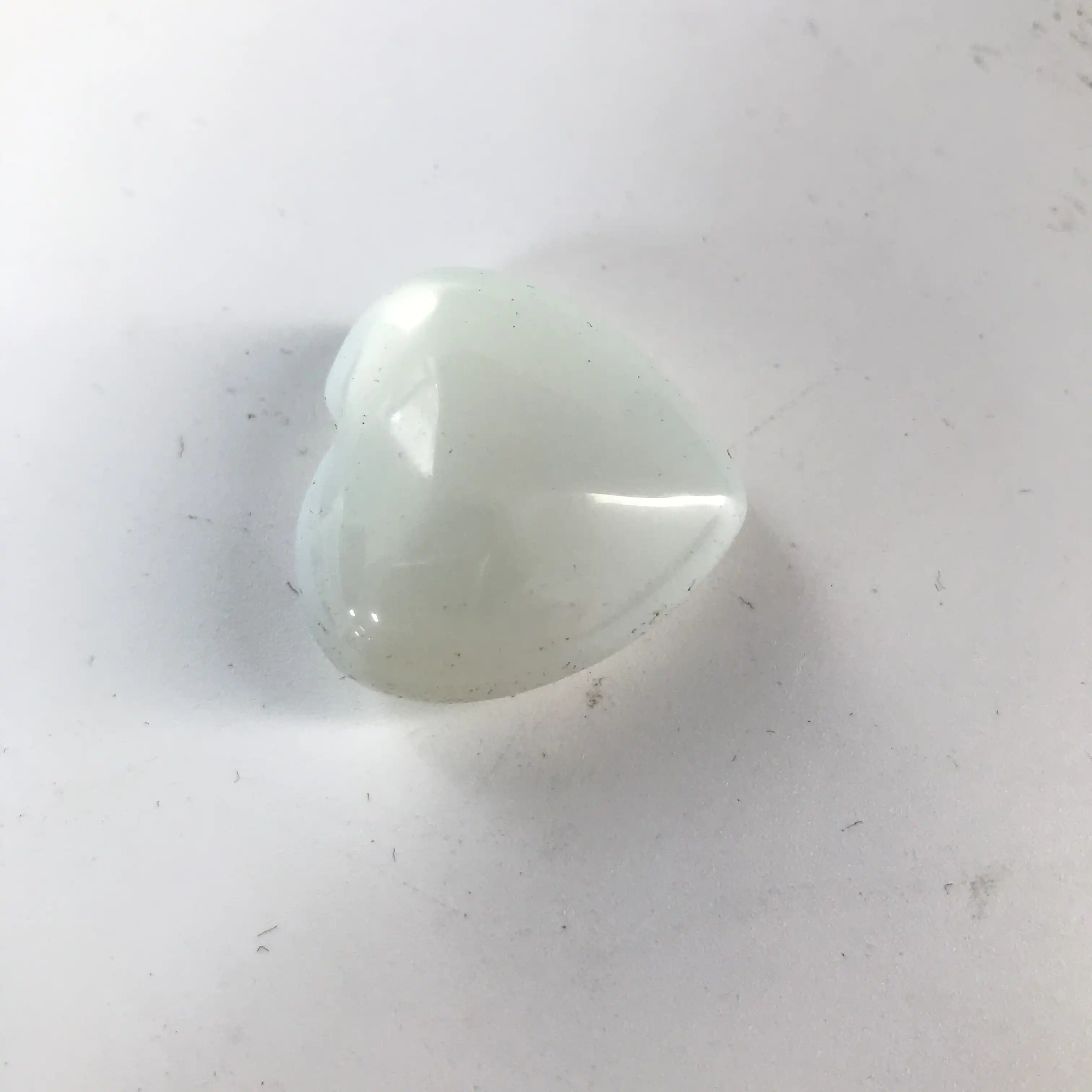 wholesale decorative 2 pcs opal stone carved crystal heart gift