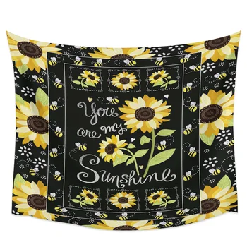 Sunflower Bee You Are My Sunshine Black Wall Hanging Wall Decor Bedspread Coverlet Bedding Blanket Scarf Sheet Towel Hypoallerge
Sunflower Bee You Are My Sunshine Black Wall Hanging Wall Decor Bedspread Coverlet Bedding Blanket Scarf Sheet Towel Hypoallerge