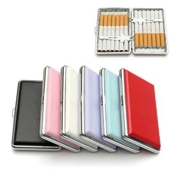 1Pc Cigarette Case Pocket-box 6 Solid Colors Leather Tobacco Cigarette Case Box Holder Container Smoking Pouch for 14 Cigarettes
1Pc Cigarette Case Pocket-box 6 Solid Colors Leather Tobacco Cigarette Case Box Holder Container Smoking Pouch for 14 Cigarettes