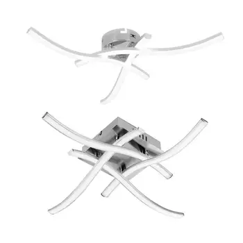 Forked Shaped Ceiling Lamp Good Transmittance and Uniform Lighting 85-265V LED Modern Lamp for Kitchen Bedroom Lighting
Forked Shaped Ceiling Lamp Good Transmittance and Uniform Lighting 85-265V LED Modern Lamp for Kitchen Bedroom Lighting