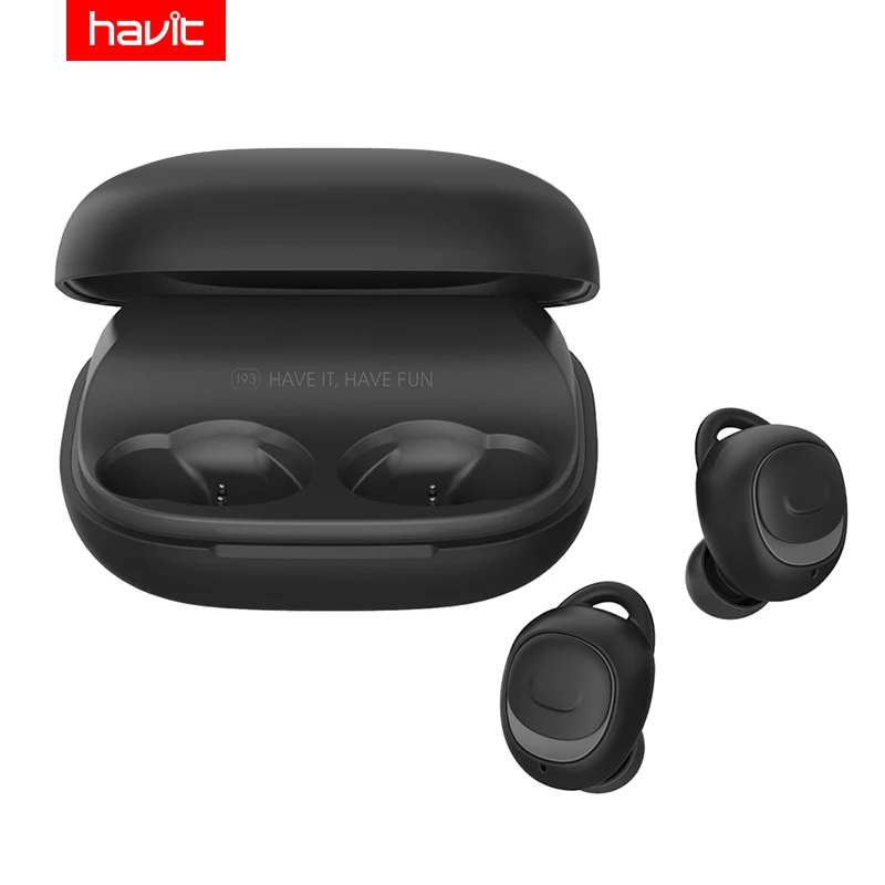 HAVIT I93 TWS Mini Wireless Earbuds In-ear Bluetooth Earphone V5.0 Sport IPX5 Waterproof with 2200mAh Box Rechargeable Headset
HAVIT I93 TWS Mini Wireless Earbuds In-ear Bluetooth Earphone V5.0 Sport IPX5 Waterproof with 2200mAh Box Rechargeable Headset