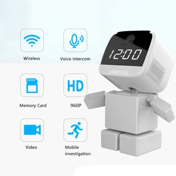 1080P Smart Robot Wifi IP Camera Indoor Home Security CCTV P2P Baby Monitor Surveillance IR Night Vision for IOS Android
1080P Smart Robot Wifi IP Camera Indoor Home Security CCTV P2P Baby Monitor Surveillance IR Night Vision for IOS Android