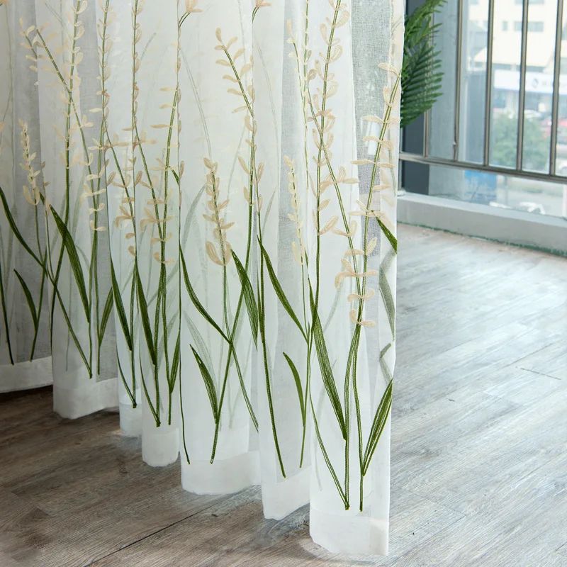Customized Embroidered Translucidus Sheer Curtains for Living Room Window Curtains for Bedroom Kitchen Modern Tulle Voile Drapes
Customized Embroidered Translucidus Sheer Curtains for Living Room Window Curtains for Bedroom Kitchen Modern Tulle Voile Drapes