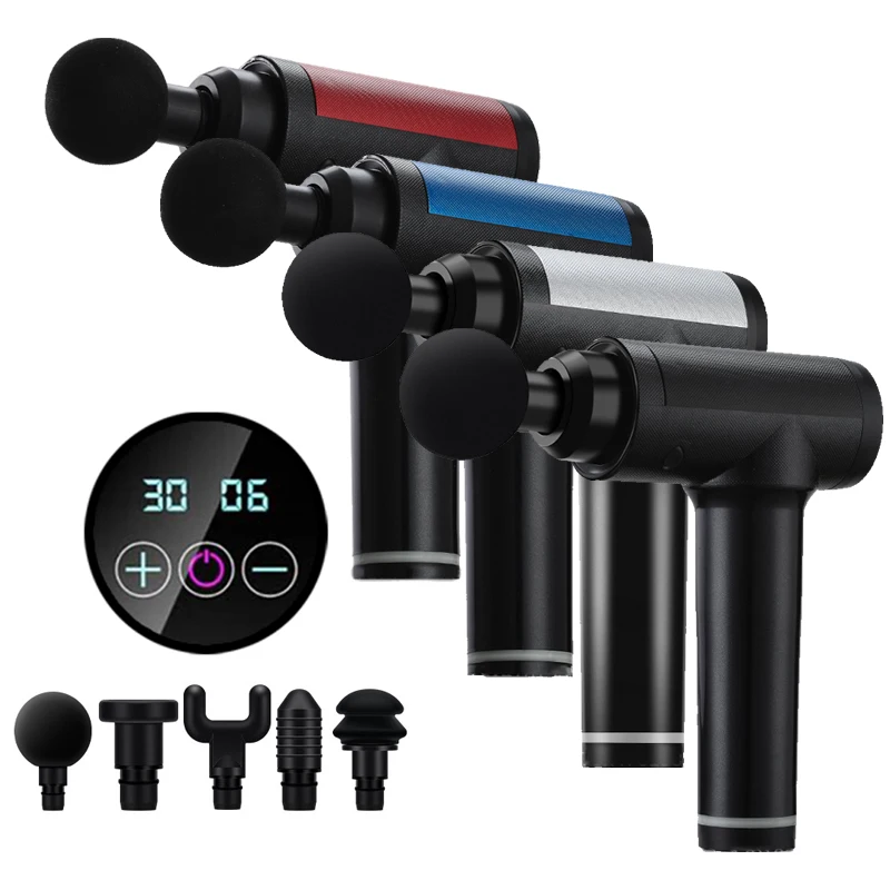 Mini Massage Gun Muscle vibration massager theragun Body Neck Back Massagers Slimming Shaping Pain Relief Fascia Gun LCD Display
Mini Massage Gun Muscle vibration massager theragun Body Neck Back Massagers Slimming Shaping Pain Relief Fascia Gun LCD Display