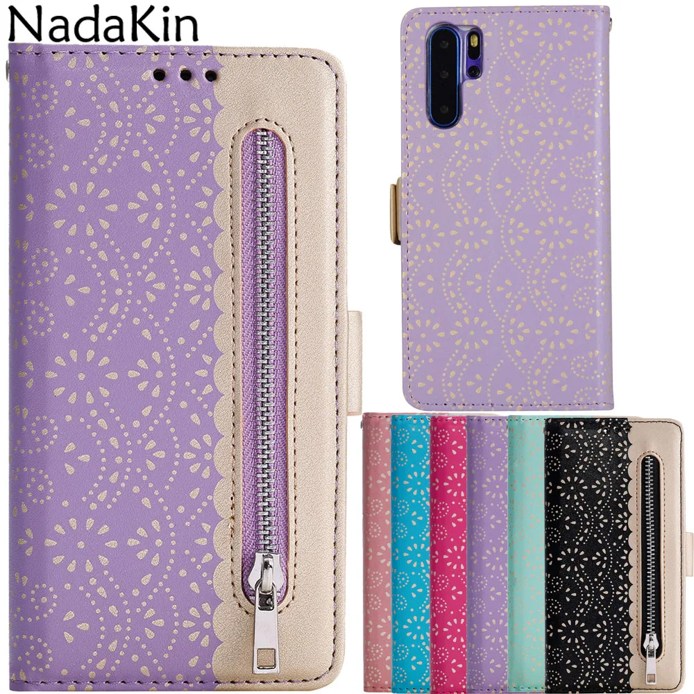 Lace Texture Zipper Wallet Book Case Shell for Huawei P20 Pro P30 Lite Honor 10 Lite P Smart 2019 Nova 5 5i Luxury Flip Cover
Lace Texture Zipper Wallet Book Case Shell for Huawei P20 Pro P30 Lite Honor 10 Lite P Smart 2019 Nova 5 5i Luxury Flip Cover