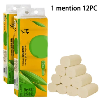 12 Rolls Coreless Roll Paper Bamboo Pulp Paper Towel Toilet Paper 4-layer Thick Household Toilet Paper for Bathtoom Kitchen
12 Rolls Coreless Roll Paper Bamboo Pulp Paper Towel Toilet Paper 4-layer Thick Household Toilet Paper for Bathtoom Kitchen