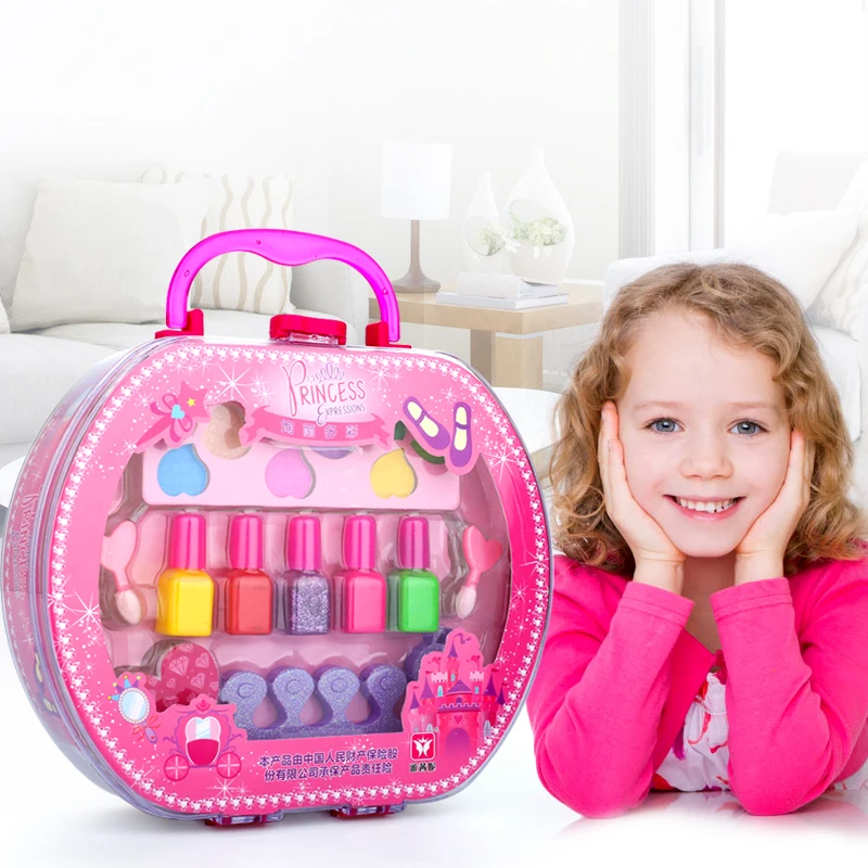 NEW Princess Makeup Cosmetics Set Toy Nail Polish Make Up Kits Cute Play House Children Girls Gift Handbag Pretend Play Toy
NEW Princess Makeup Cosmetics Set Toy Nail Polish Make Up Kits Cute Play House Children Girls Gift Handbag Pretend Play Toy