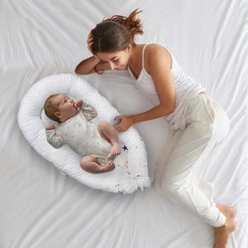 

Baby Nest Upgraded Baby Nest Bed Portabel Baby Bionic Bed Kid Sleep Multifunctional Travel Crib Cotton Newborn Mattress