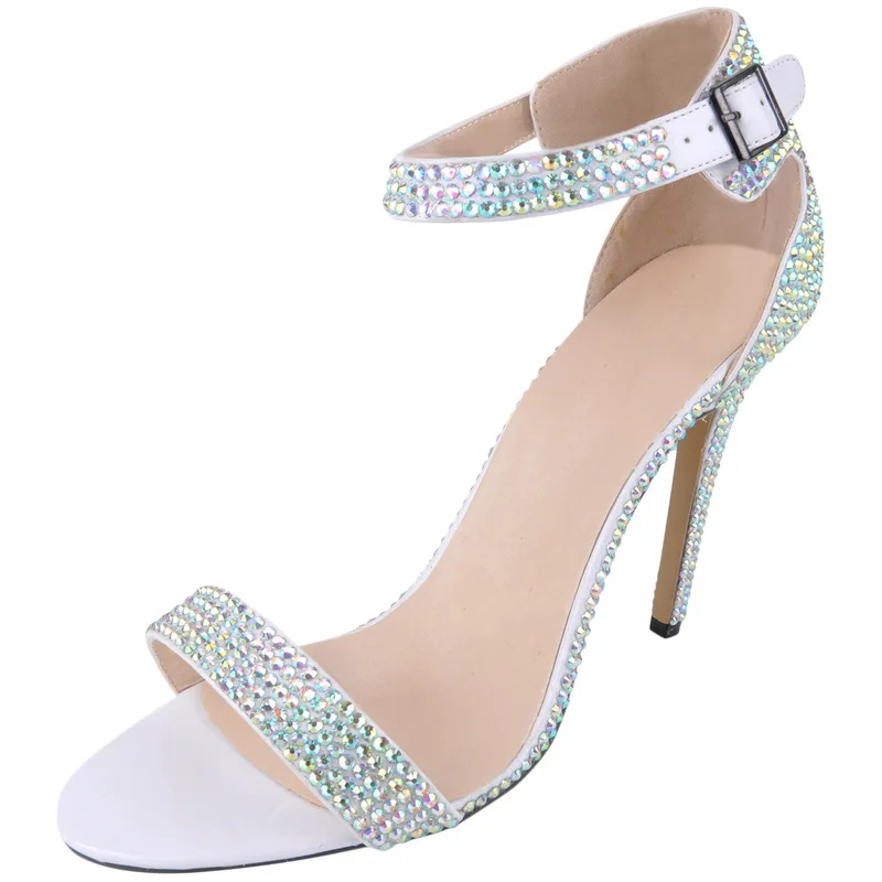 Women Sandals Thin High Heels Summer Brand Woman Pumps Rhinestones Round Toe Sequined Cloth 11CM Buckle Strap women shoes
Women Sandals Thin High Heels Summer Brand Woman Pumps Rhinestones Round Toe Sequined Cloth 11CM Buckle Strap women shoes