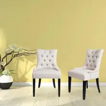 Fabric 2Pcs Undeformable Strong Load-bearing Side Chair Household Living Room Chair Comfortable for Home
Fabric 2Pcs Undeformable Strong Load-bearing Side Chair Household Living Room Chair Comfortable for Home