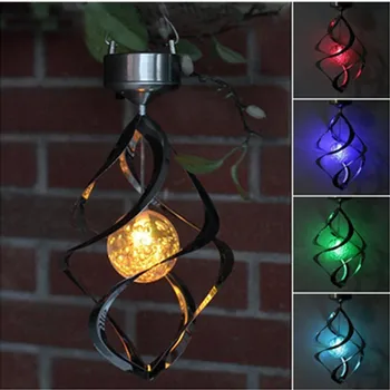 Solar Power lights Wind Spinner LED Lamp Outdoor Colour Changing Hanging Wind Chime Light for Home Garden Lighting Decoration
Solar Power lights Wind Spinner LED Lamp Outdoor Colour Changing Hanging Wind Chime Light for Home Garden Lighting Decoration