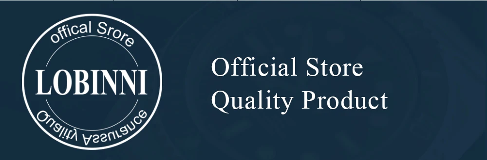 Lobinni Luxury Brand Seagull Movement Automatic Men Watch Business Men Mechanical Watches Waterproof Leather relogios masculino