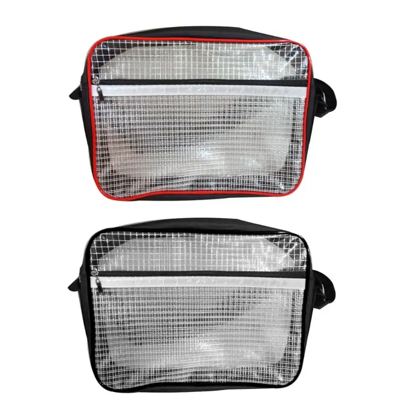 

Unisex Anti-static Shoulder Bag Transparent Handbags PVC Crossbody Purse Tote Satchel F42A