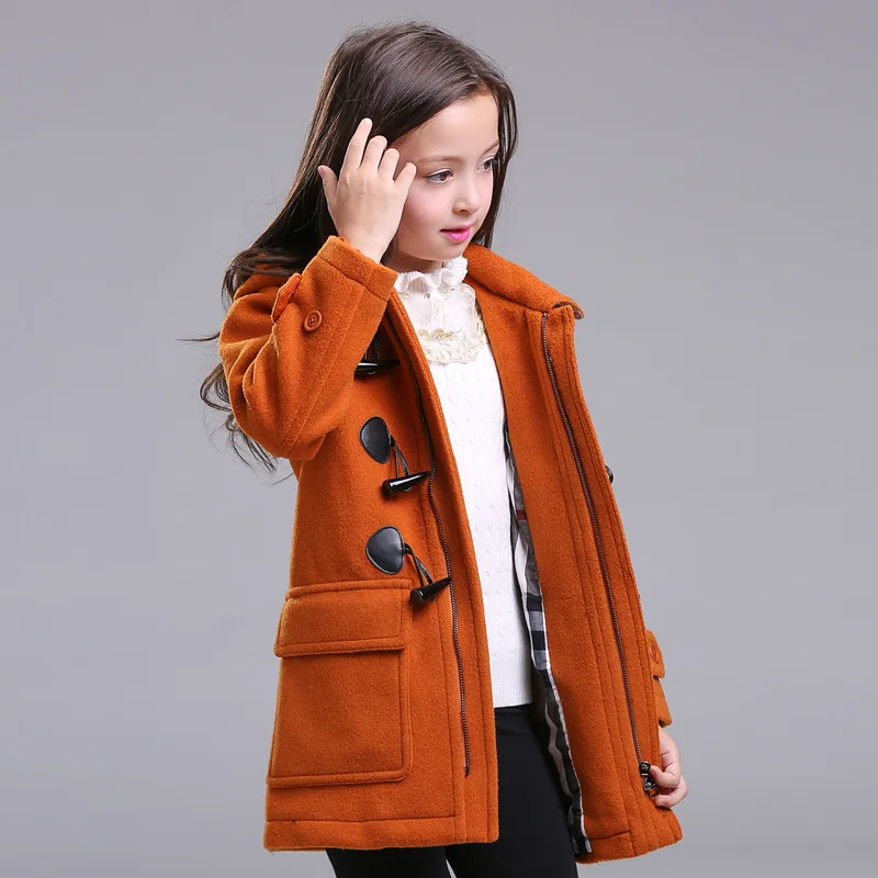 Autumn And Winter New Style Big Boy Classic Woolen Coat Toggle Solid Color Hooded Coat
Autumn And Winter New Style Big Boy Classic Woolen Coat Toggle Solid Color Hooded Coat