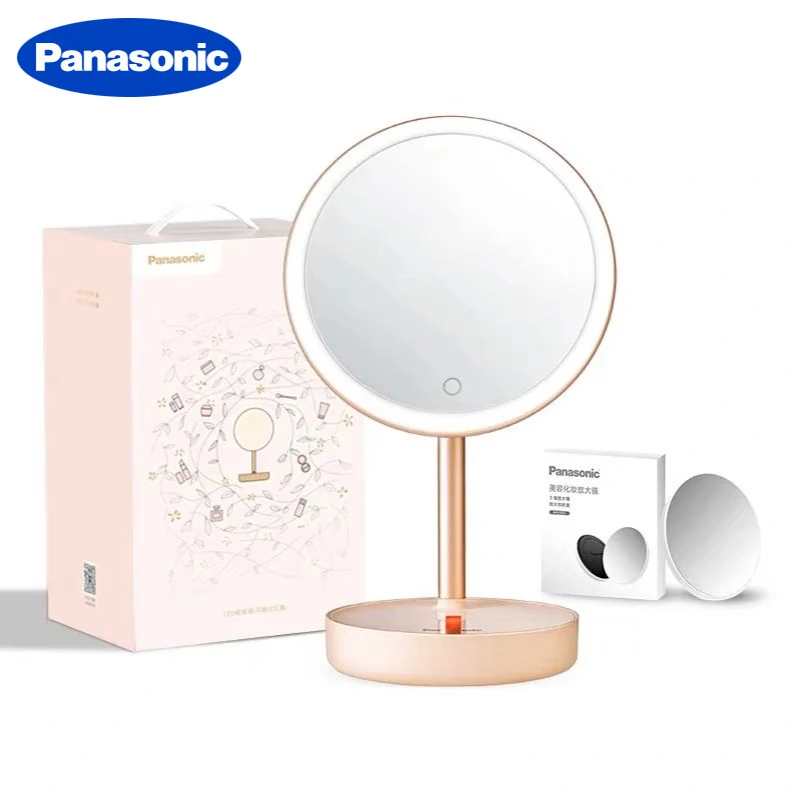 Panasonic LED Makeup Mirror Lamp 5X Magnifying USB Charging Storage Base Adjustable Bright Touch Screen Beauty Table Mirrors
Panasonic LED Makeup Mirror Lamp 5X Magnifying USB Charging Storage Base Adjustable Bright Touch Screen Beauty Table Mirrors
