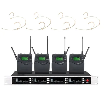 Professional True Diversity Four Channels UHF Wireless Headset Microphone System for Church Theater Singing 4 Metal Handheld mic
Professional True Diversity Four Channels UHF Wireless Headset Microphone System for Church Theater Singing 4 Metal Handheld mic