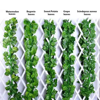 12Pcs Artificial Ivy Green Leaf Garland Plants Vine Fake Foliage Home Decor Plastic Rattan String Wall Decor Wedding Decoration
12Pcs Artificial Ivy Green Leaf Garland Plants Vine Fake Foliage Home Decor Plastic Rattan String Wall Decor Wedding Decoration