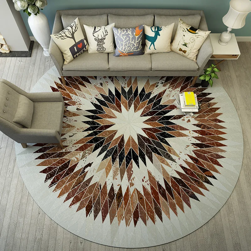 Nordic Wild Round Carpet Computer Chair Round Rug Sofa Coffee Table Floor Mat Modern Rugs And Carpets For Home Living Room
Nordic Wild Round Carpet Computer Chair Round Rug Sofa Coffee Table Floor Mat Modern Rugs And Carpets For Home Living Room