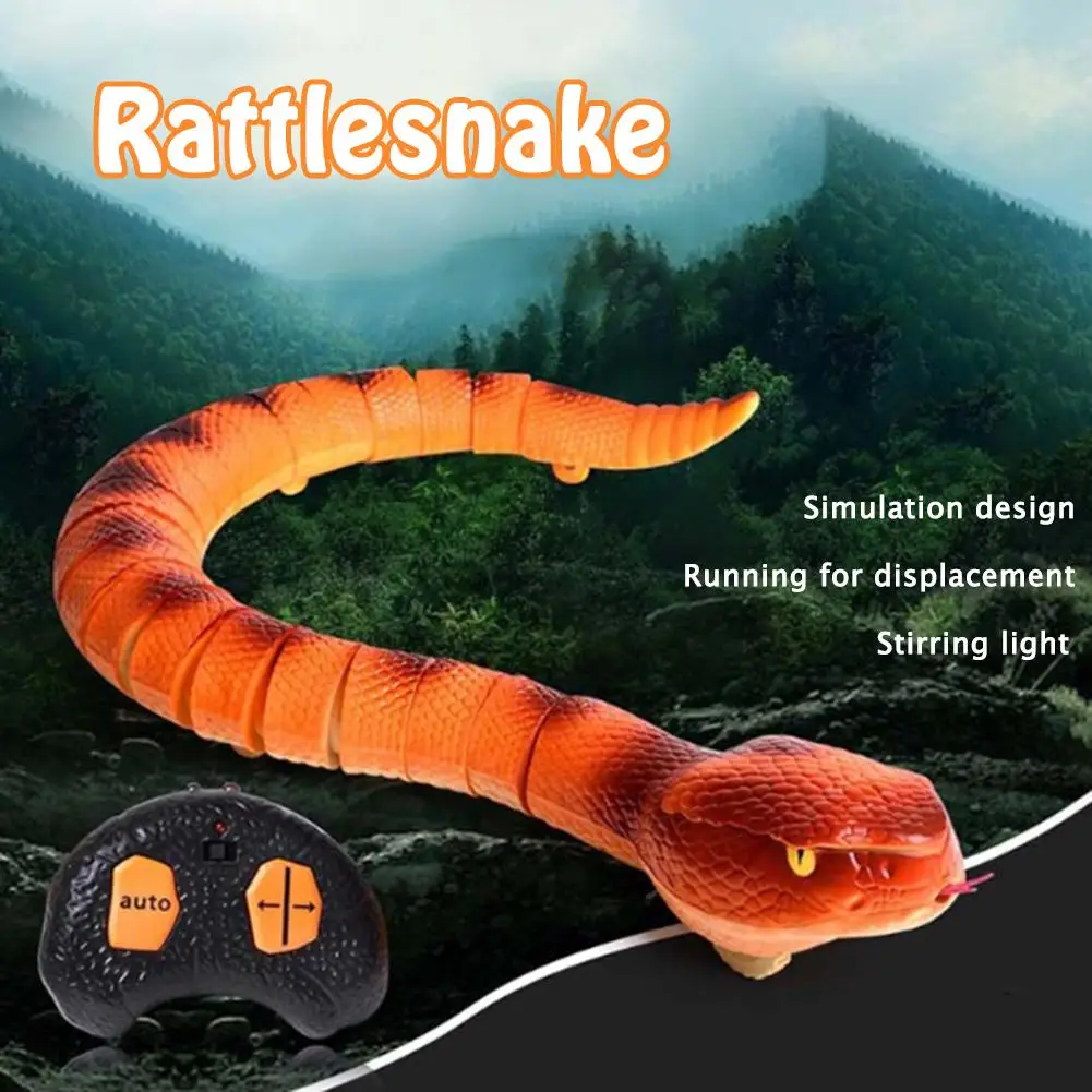 Remote Control Rattlesnake Realistic Electric Snake Remote Control Serpent Toy For Kids Children
Remote Control Rattlesnake Realistic Electric Snake Remote Control Serpent Toy For Kids Children